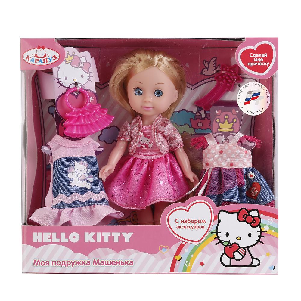 Кукла Карапуз Hello Kitty Машенька 15см. с набором одежды и аксесс. MARY202XHK - КупиМама в городе Вологда / kupimama.ru