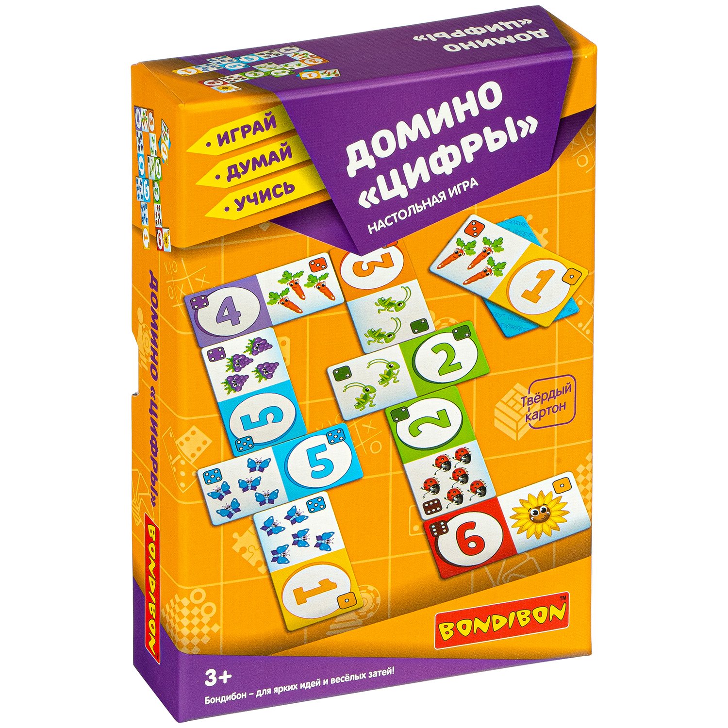 Настольная игра Bondibon Домино Цифры BB3902